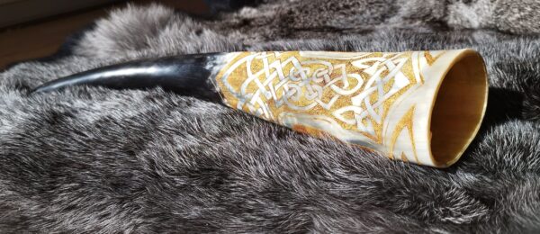 "Mjollnir" Drinking Horn