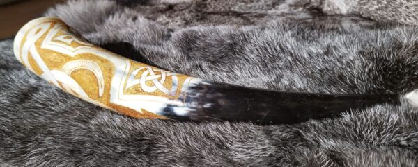 "Mjollnir" Drinking Horn