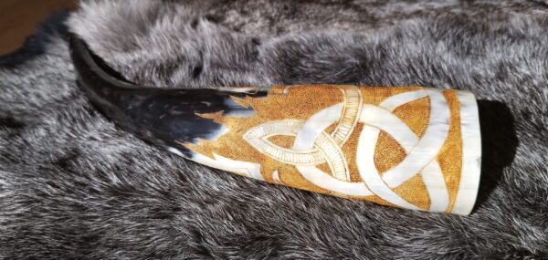 "Mjollnir" Drinking Horn