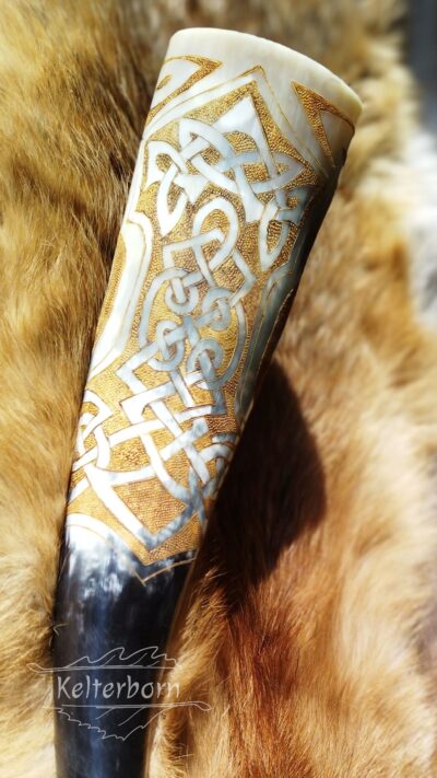 "Mjollnir" Drinking Horn
