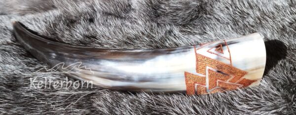 "Valknut" Small Drinking Horn