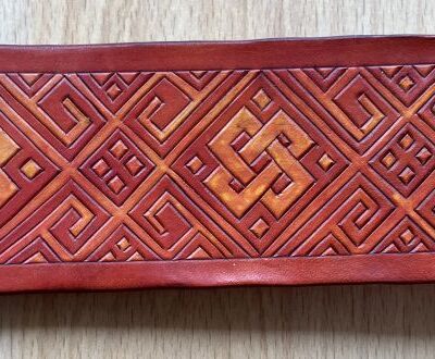 Slavic Leather Bracelet