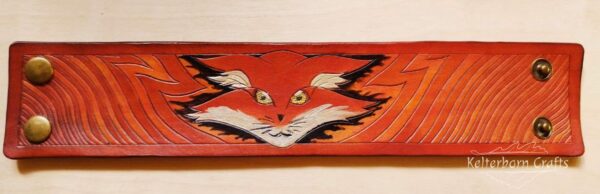 Fiery Fox Leather Bracelet