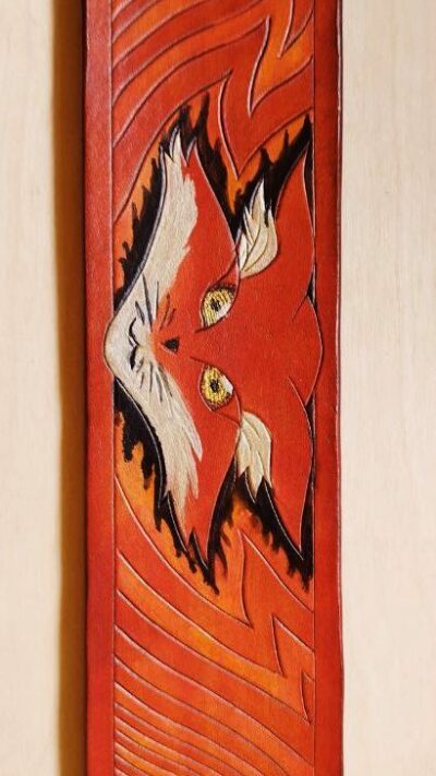 Fiery Fox Leather Bracelet