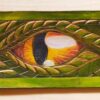 Green Dragon´s Eye Leather Bracelet