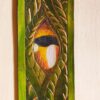 Green Dragon´s Eye Leather Bracelet