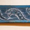 Jörmungandr Leather Bracelet (Silvery Glow)