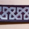 Violet Nordic Knots Leather Bracelet