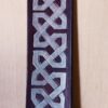 Violet Nordic Knots Leather Bracelet