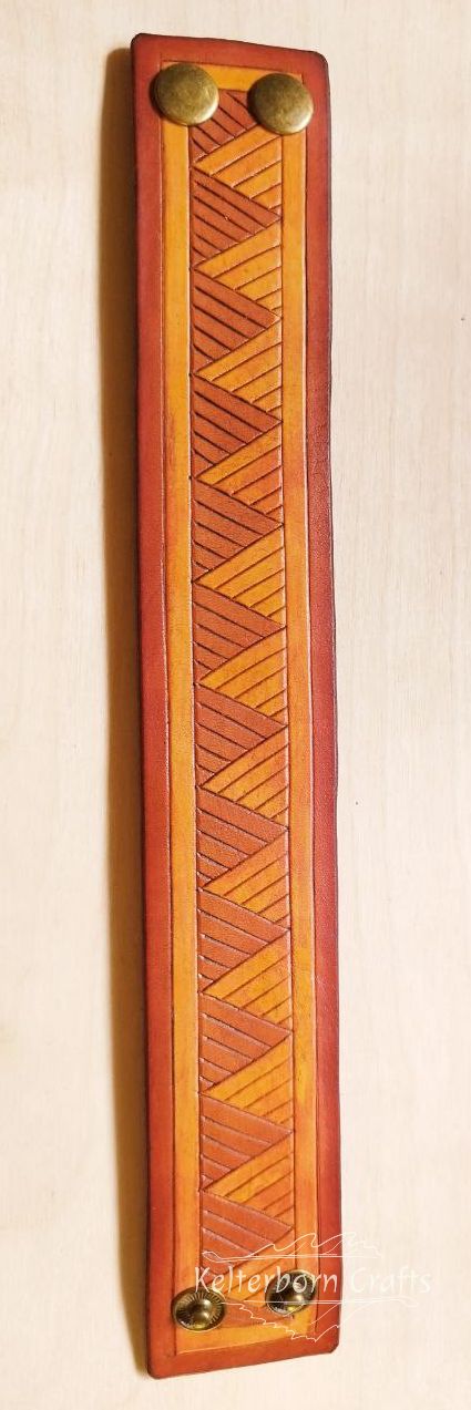 Brown Nordic Leather Bracelet
