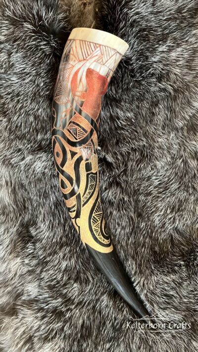 "The Eye" Drinking Horn