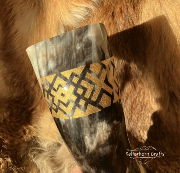 "Runelore" Drinking Horn