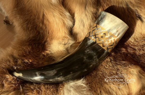 "Runelore" Drinking Horn