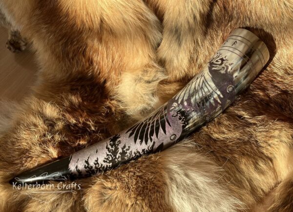 Odin's Ravens Drinking Horn
