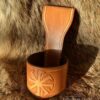 "Kolovrat" Leather Belt Horn Holder
