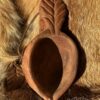 Kuksa with Carved Leaves