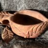 Kuksa with Carved Leaves