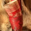 "Red Scales" Leather Belt Horn Holder