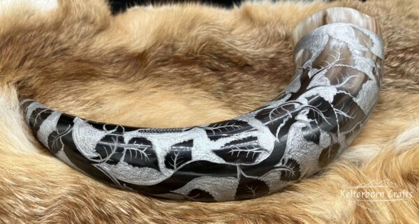 "Silver Birch" Drinking Horn
