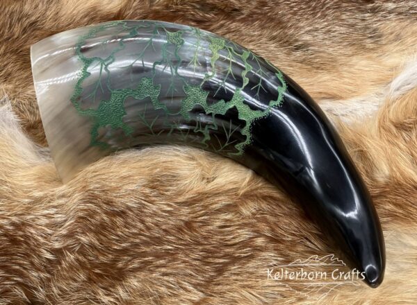 "Green Man" Drinking Horn