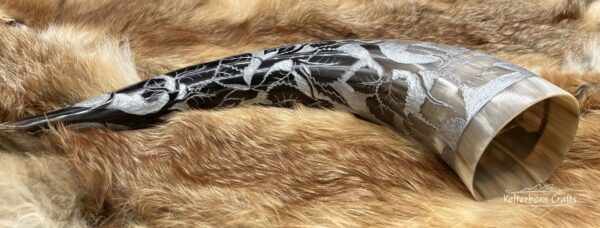 "Silver Birch" Drinking Horn