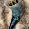 "Green Man" Drinking Horn