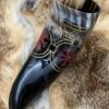 "Ægishjálmur" Drinking Horn