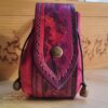 Big Leather Pouch "Wild Red"
