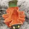 Big Leather Pouch "Celtic" - Green and Orange