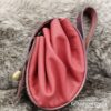 Big Leather Pouch "Weaving"