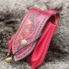 Big Leather Pouch "Wild Red"