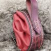 Big Leather Pouch "Weaving"