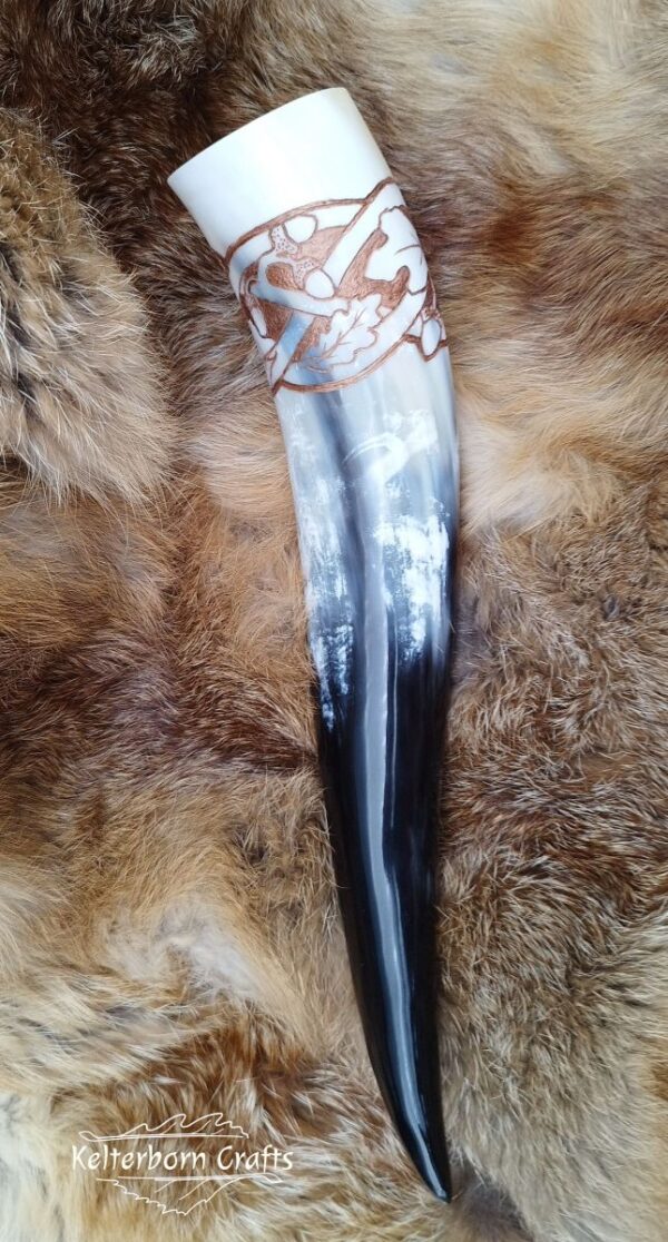 "Oaken Knot" Drinking Horn