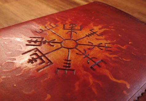 "Fiery Vegvisir" Journal Cover (A5)